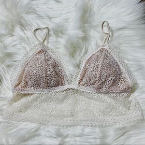 Victoria’s Secret White Lace XS Bralette